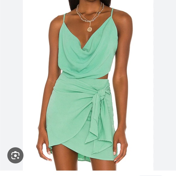 Indah Dresses & Skirts - indah mint skirt XS and backless crop top set